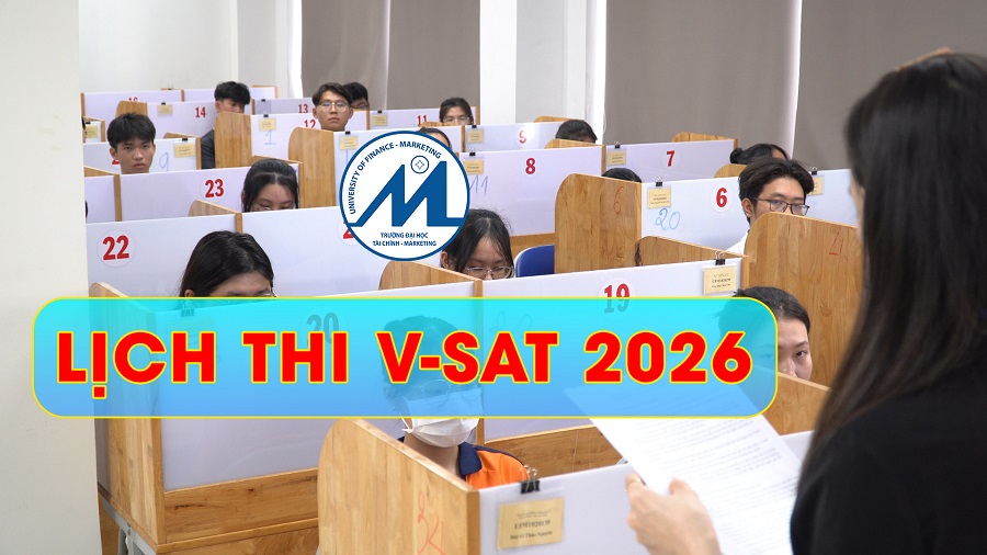 UFM công bố lịch thi V-SAT năm 2026: 8 đợt thi, mở rộng điểm thi tại nhiều tỉnh, thành
