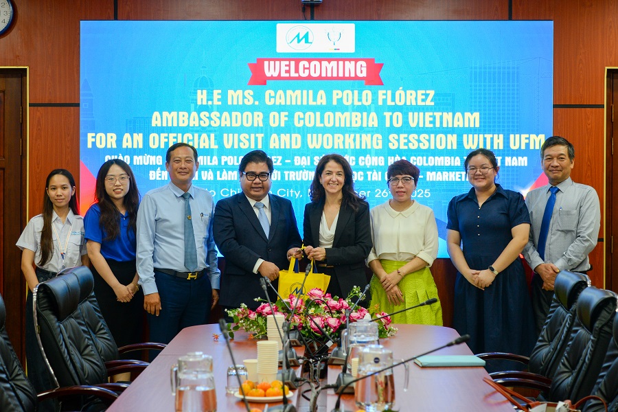 UFM tiếp Đại sứ nước Cộng hòa Colombia tại Việt Nam