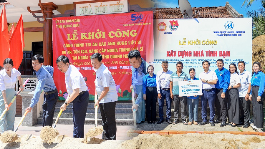 UFM khởi công các công trình tri ân, an sinh xã hội tại Quảng Ngãi