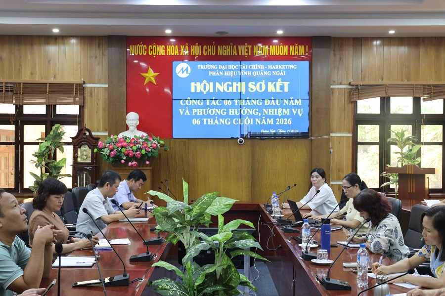 Phân hiệu UFM tại Quảng Ngãi sơ kết hoạt động 6 tháng đầu năm 2026