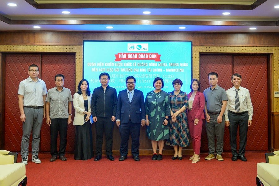 UFM tăng cường hợp tác quốc tế: Đón tiếp và làm việc với Viện Chiến lược Quốc tế Quảng Đông (Trung Quốc)