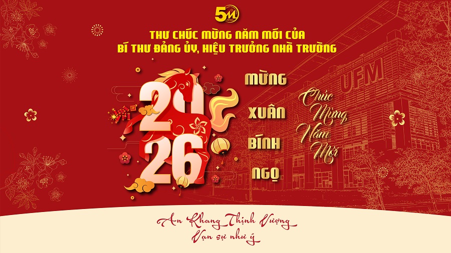 Thư chúc mừng năm mới của Bí thư Đảng ủy, Hiệu trưởng Nhà trường